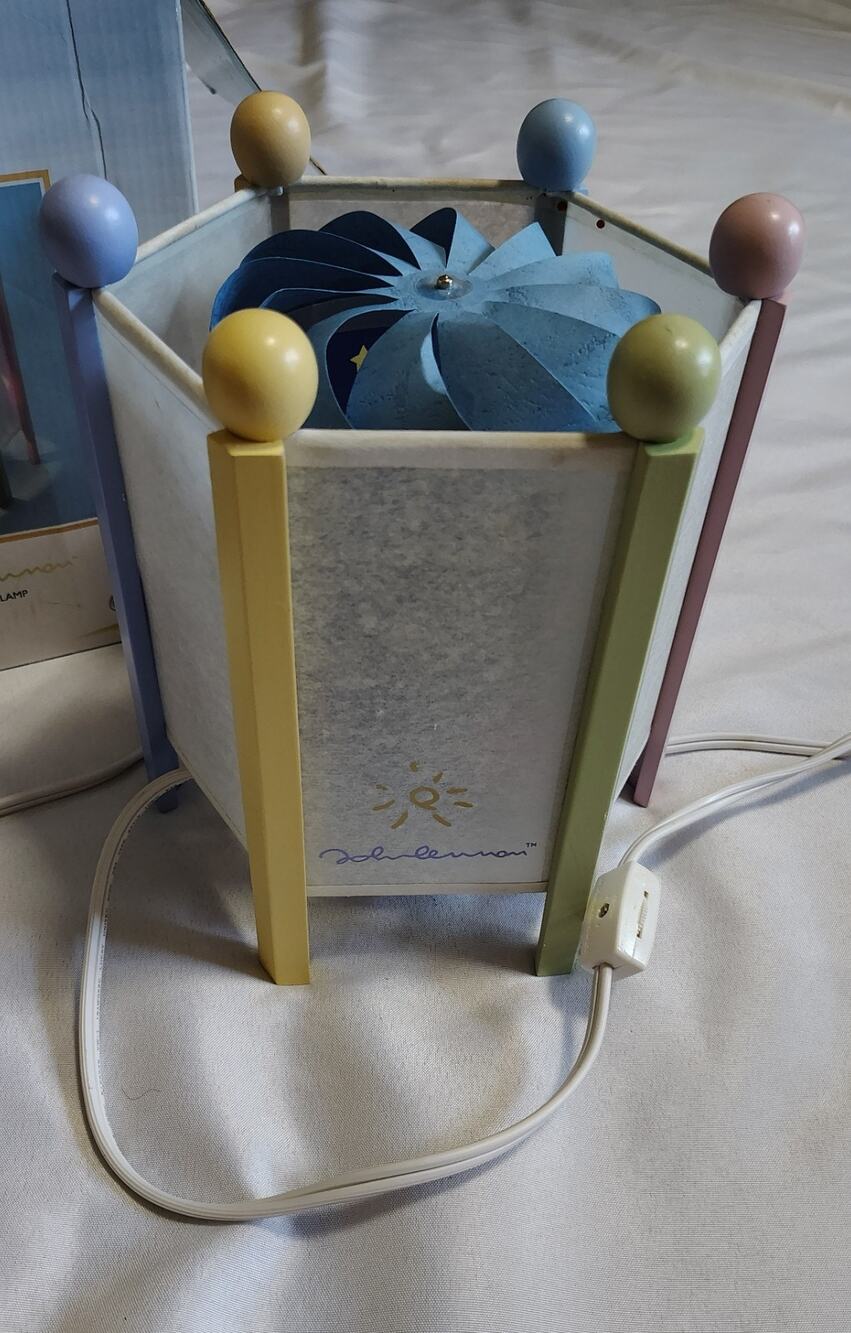 Rare John Lennon "Real Love" Revolving Lamp Vintage
